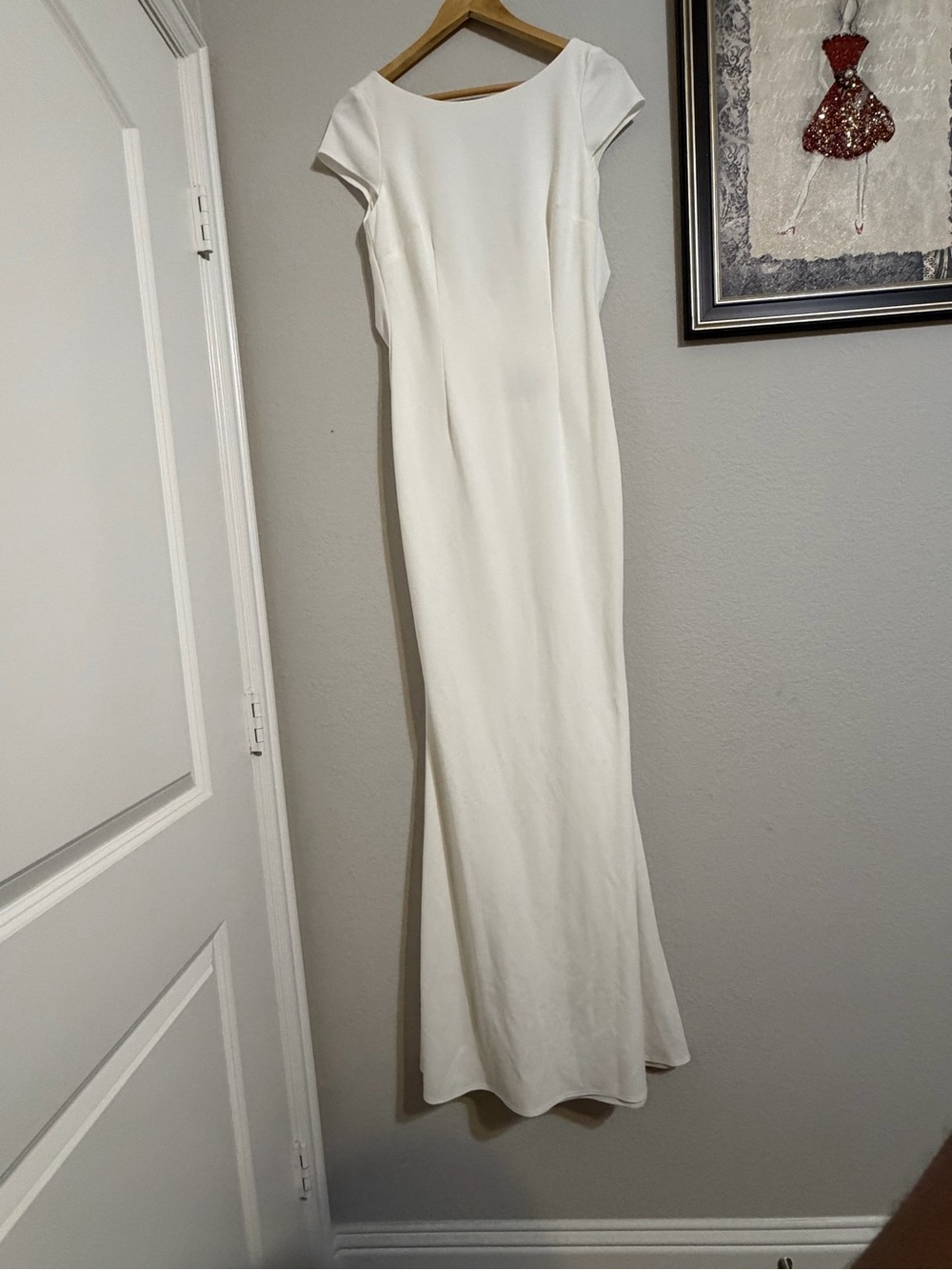 Katie May White Designer Dress Label Detail